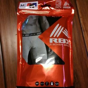 RBX sport performance boxer briefs underwear